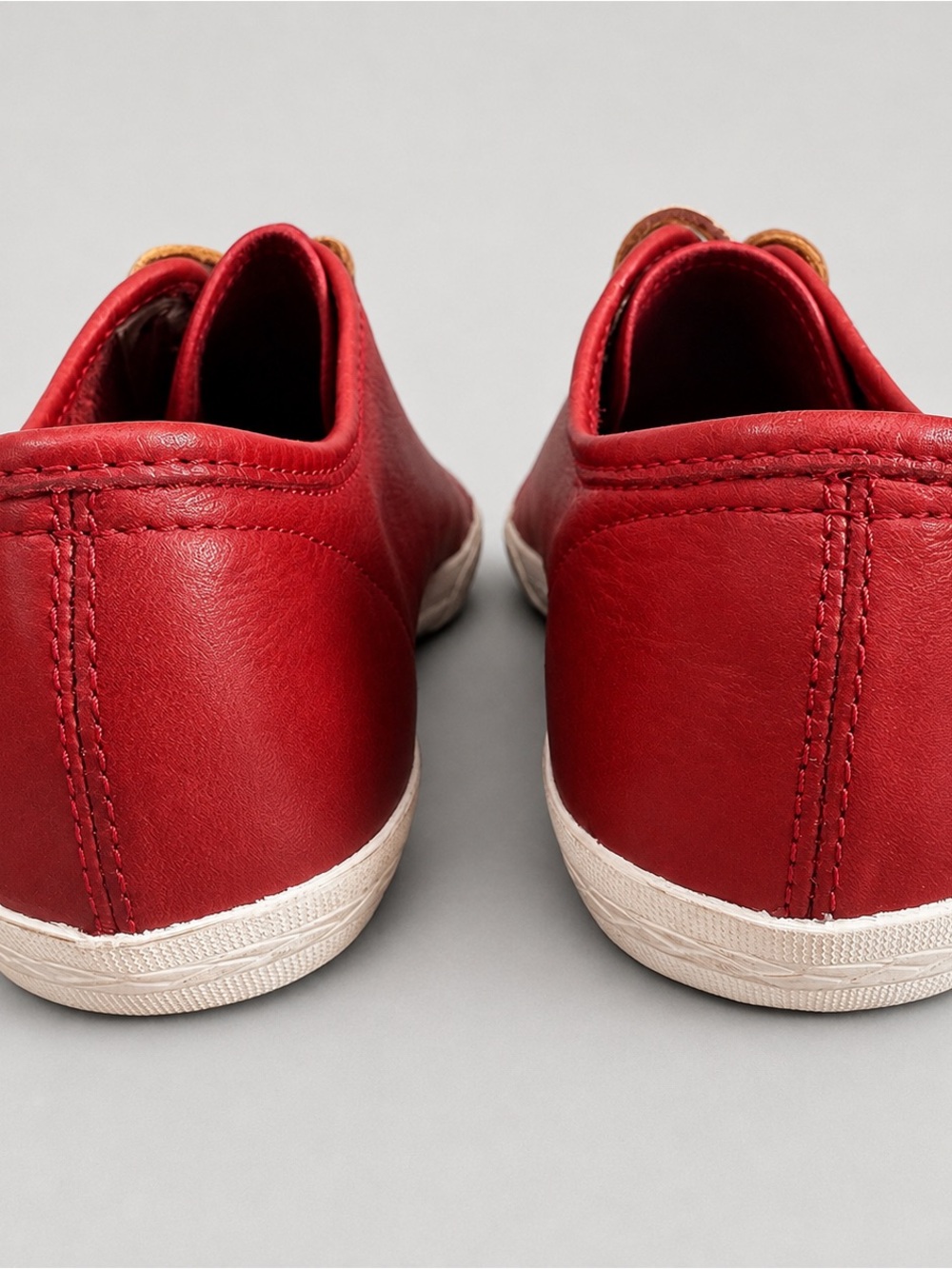 FRYE Women’s Red Leather Low Top Lace Up Sneakers Shoes (Mindy?) Size 9 M EU 39 - Picture 2 of 11